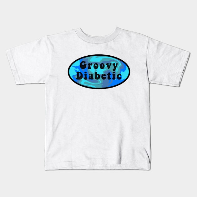 Groovy Diabetic Kids T-Shirt by CatGirl101